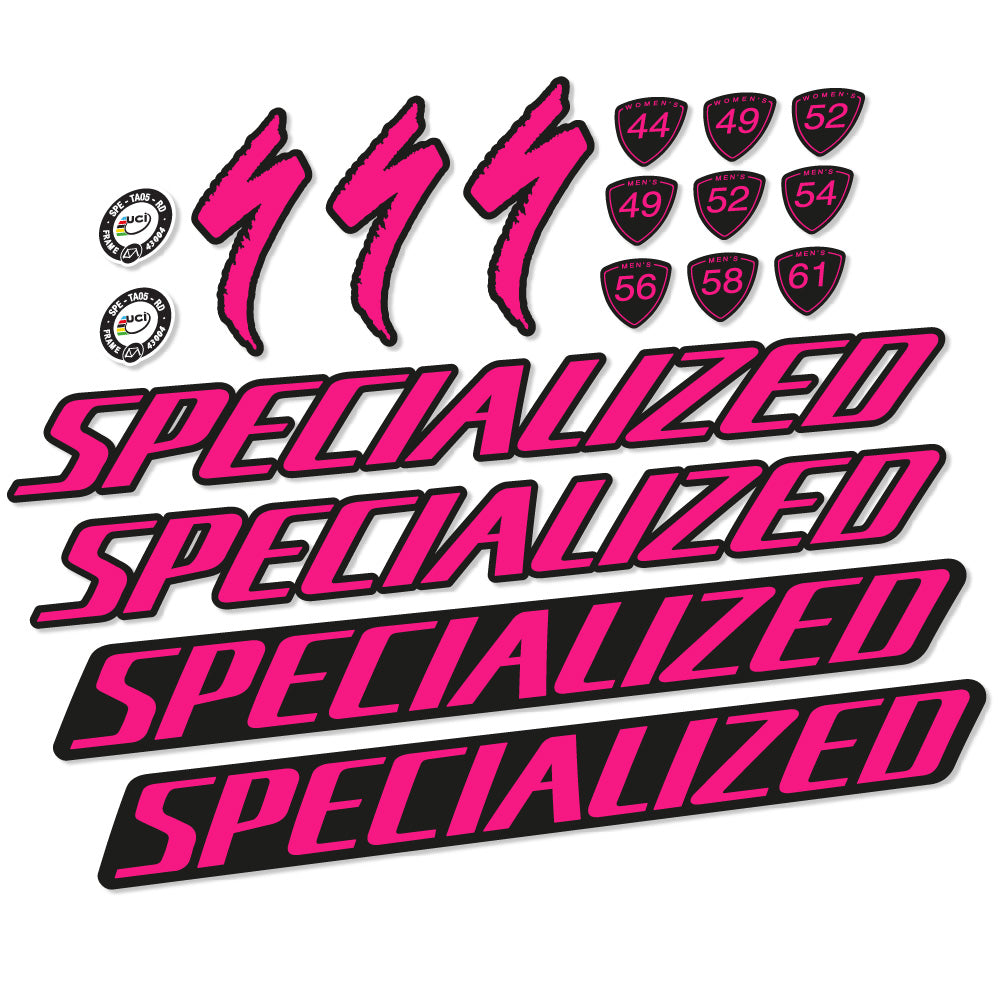 Autocollant Specialized Tarmac Disc Pro Di2 2019, Cadre, Vélo vinyle sticker