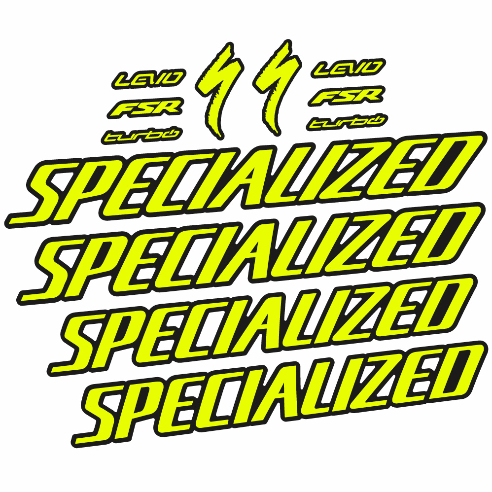 Autocollant Specialized Turbo Levo Comp Carbon 2023, Cadre, Vélo vinyle sticker