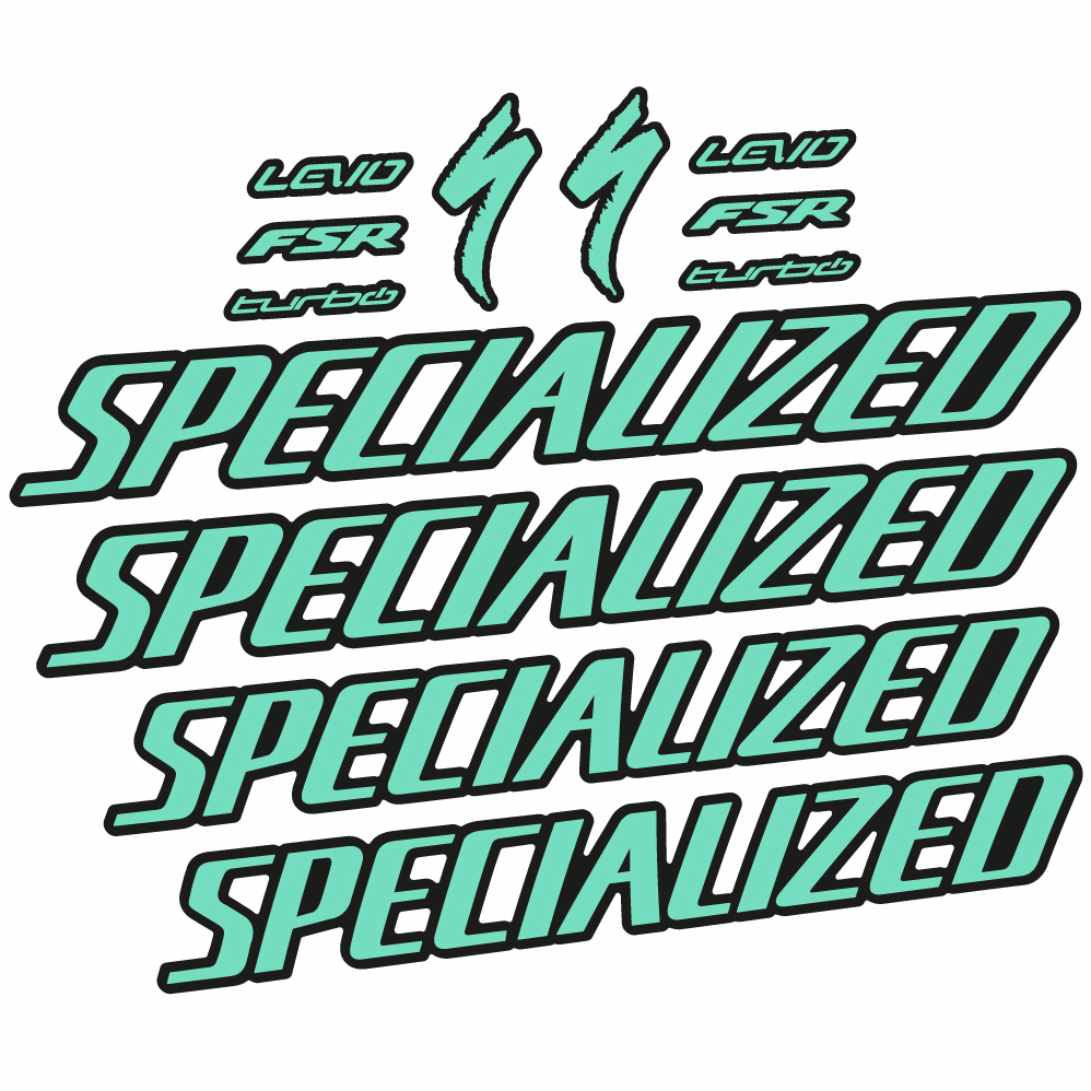 Autocollant Specialized Turbo Levo Comp Carbon 2023, Cadre, Vélo vinyle sticker