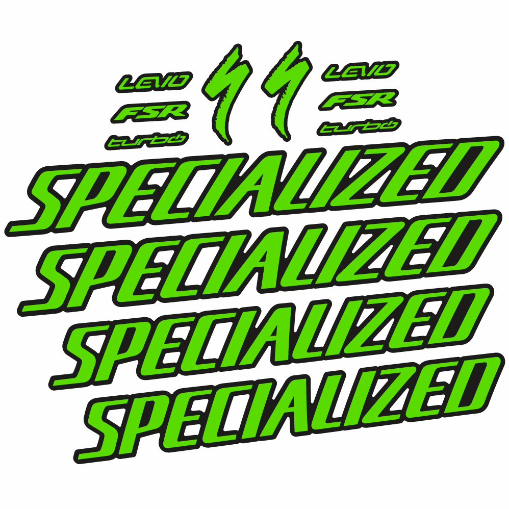 Autocollant Specialized Turbo Levo Comp Carbon 2023, Cadre, Vélo vinyle sticker