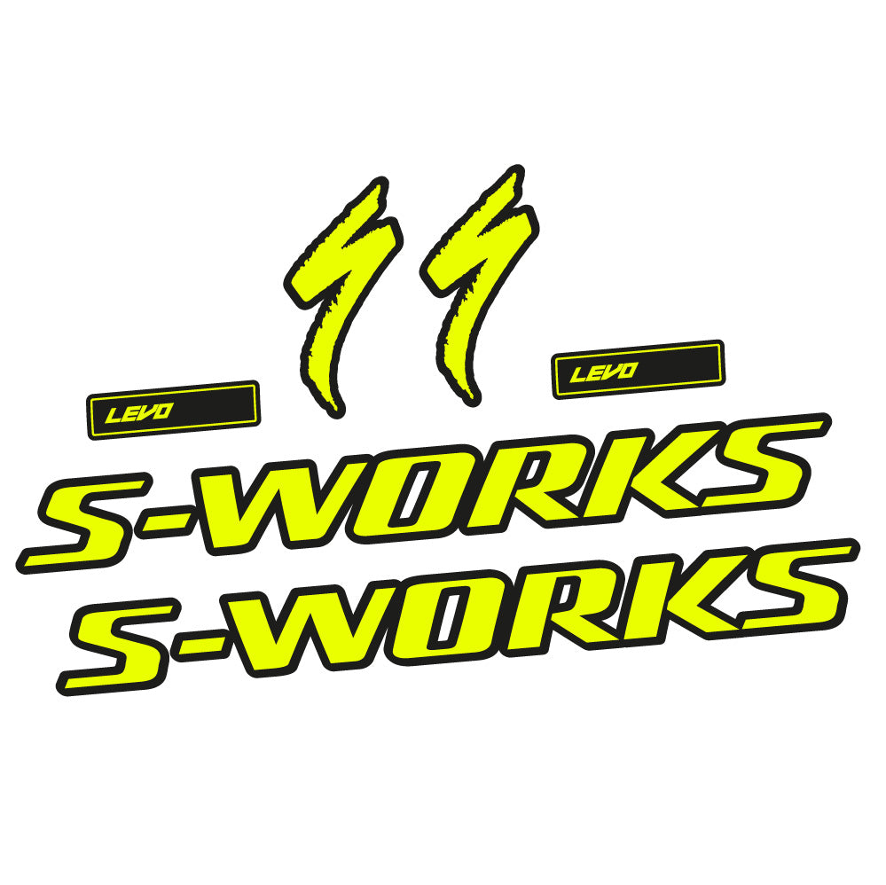 Autocollant S-Works Turbo Levo Gen3 2022, Cadre, Vélo vinyle sticker