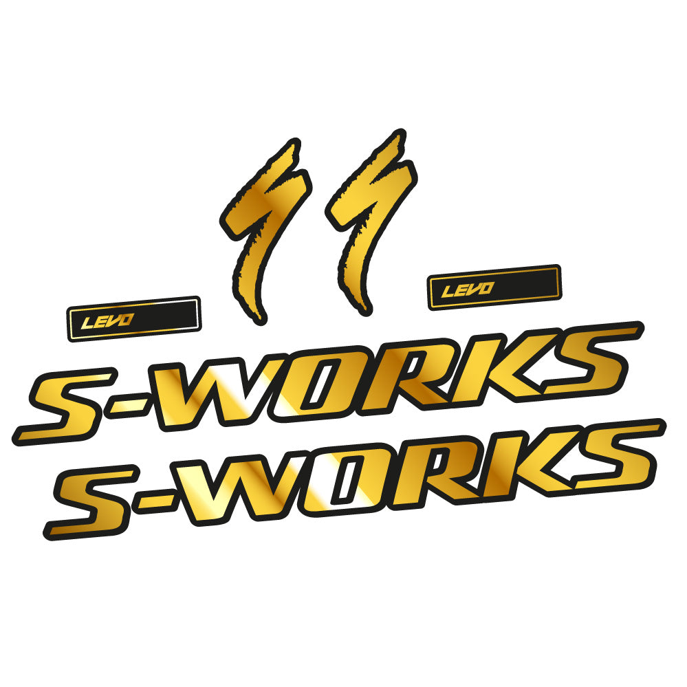 Autocollant S-Works Turbo Levo Gen3 2022, Cadre, Vélo vinyle sticker