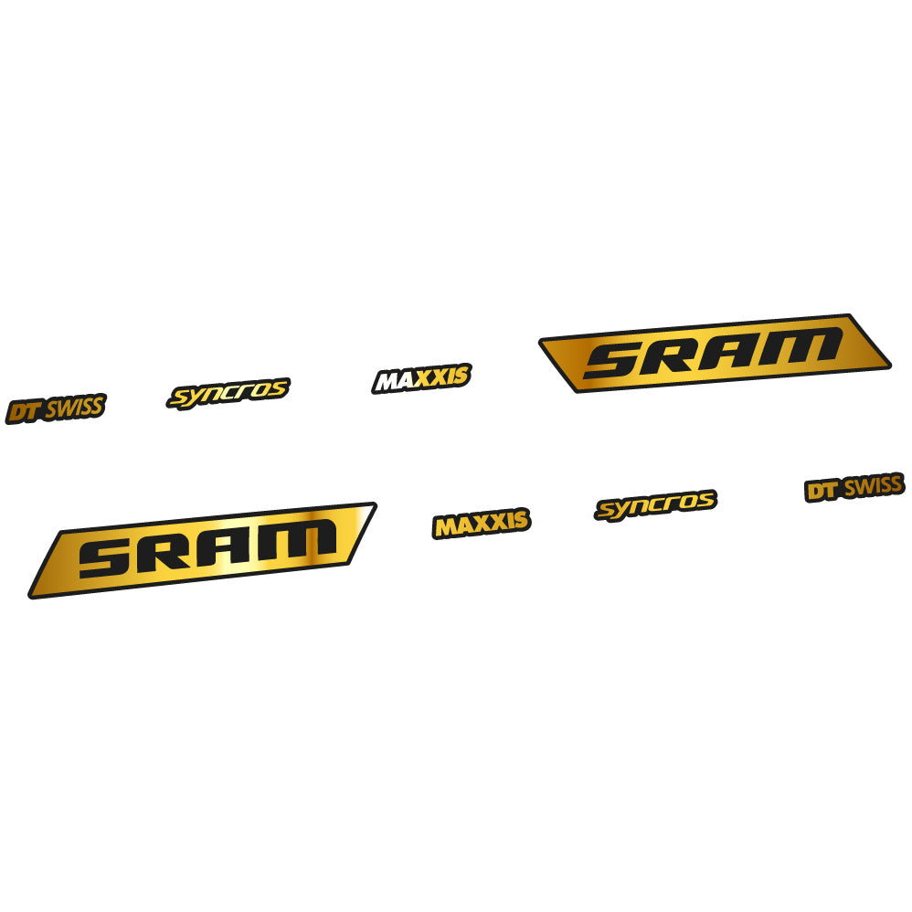Autocollant Sram Syncross Maxxis, inclinable, autocollant Vinyle