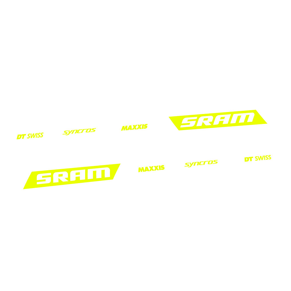Autocollant Scott Spark RC WC Sram DT Swiss Maxxis Syncross, Cadre swingarm, Vélo vinyle sticker