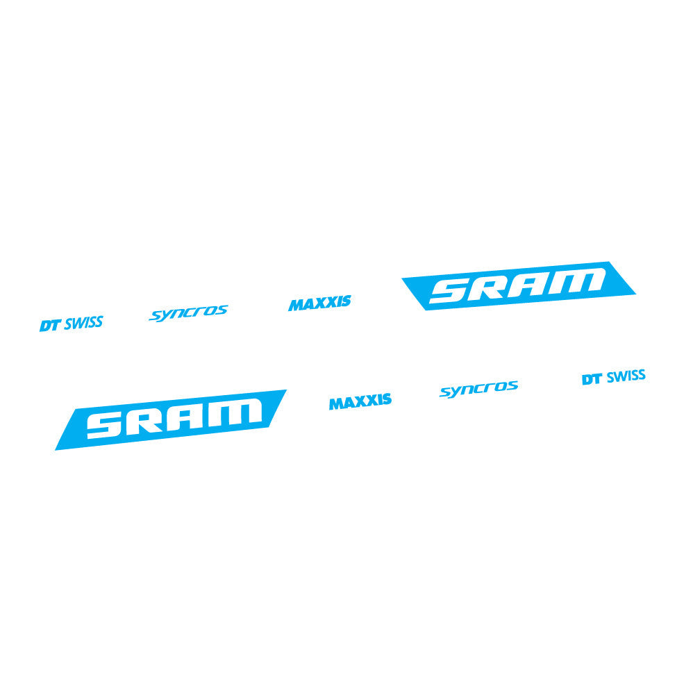 Autocollant Scott Spark RC WC Sram DT Swiss Maxxis Syncross, Cadre swingarm, Vélo vinyle sticker