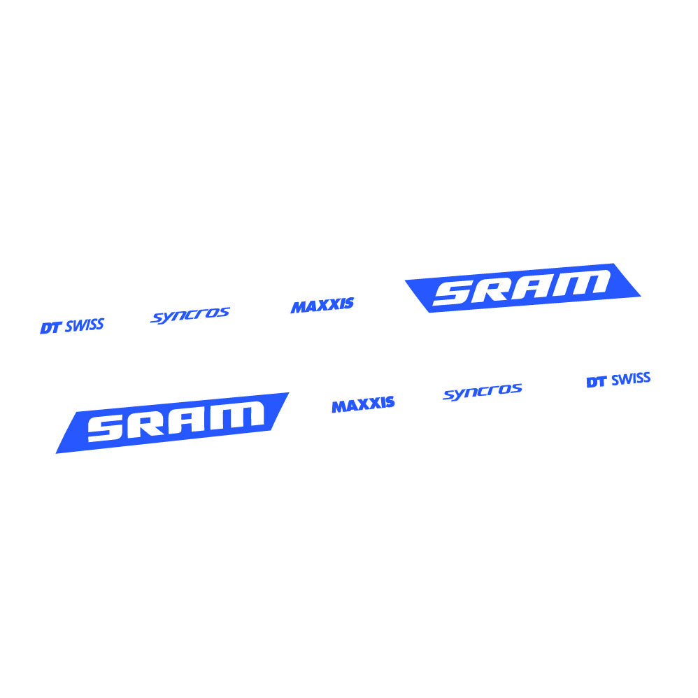 Autocollant Scott Spark RC WC Sram DT Swiss Maxxis Syncross, Cadre swingarm, Vélo vinyle sticker