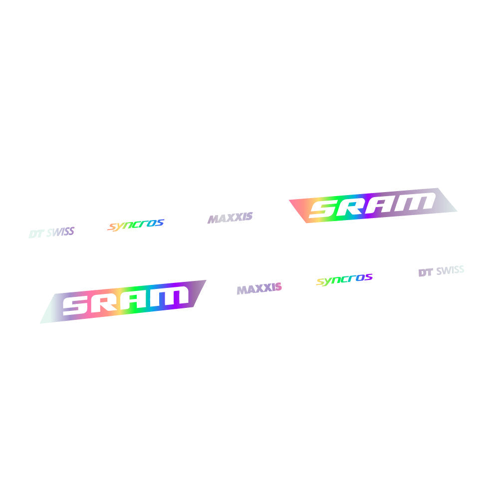Autocollant Scott Spark RC WC Sram DT Swiss Maxxis Syncross, Cadre swingarm, Vélo vinyle sticker