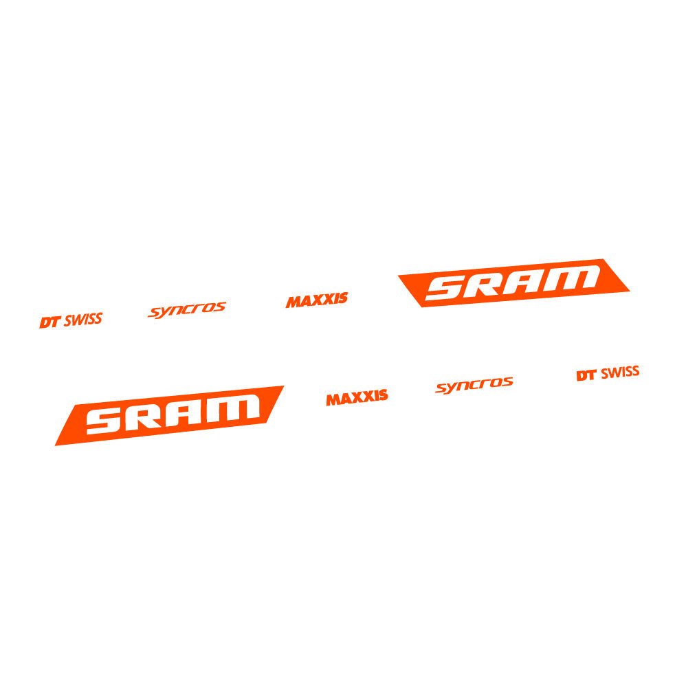 Autocollant Scott Spark RC WC Sram DT Swiss Maxxis Syncross, Cadre swingarm, Vélo vinyle sticker