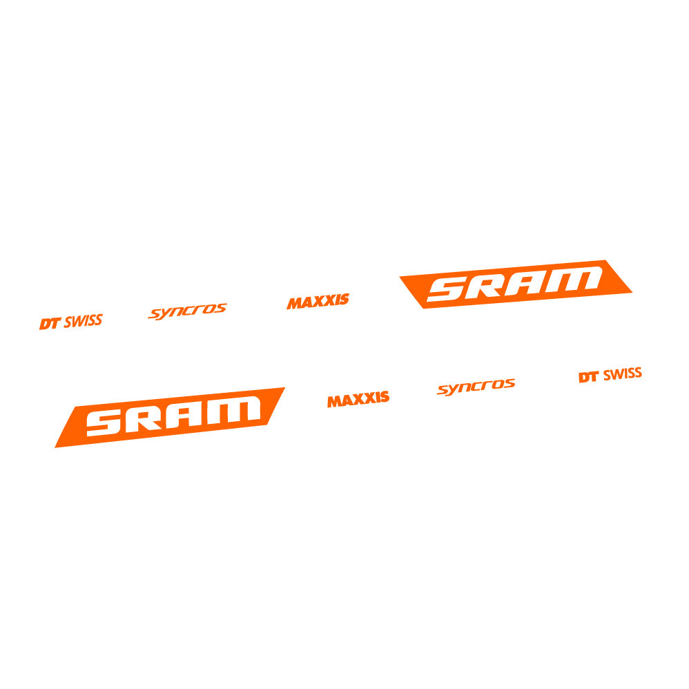 Autocollant Scott Spark RC WC Sram DT Swiss Maxxis Syncross, Cadre swingarm, Vélo vinyle sticker