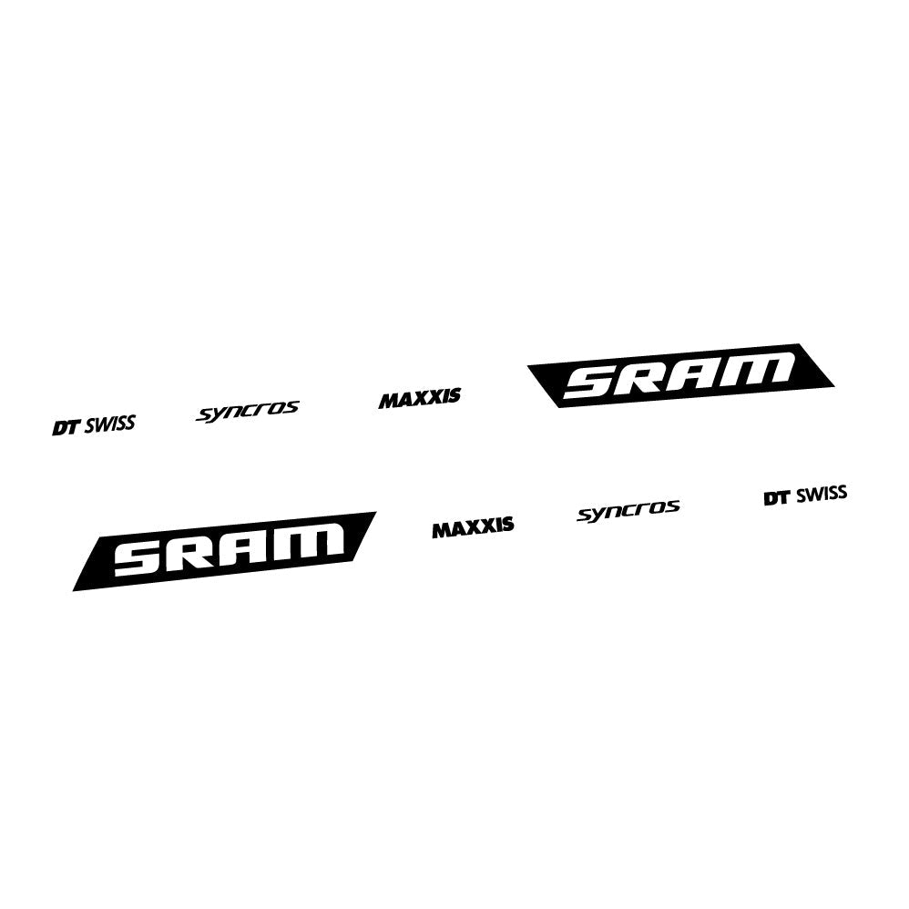 Autocollant Scott Spark RC WC Sram DT Swiss Maxxis Syncross, Cadre swingarm, Vélo vinyle sticker