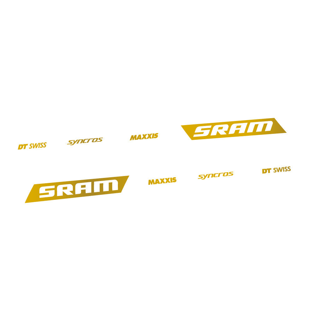 Autocollant Scott Spark RC WC Sram DT Swiss Maxxis Syncross, Cadre swingarm, Vélo vinyle sticker