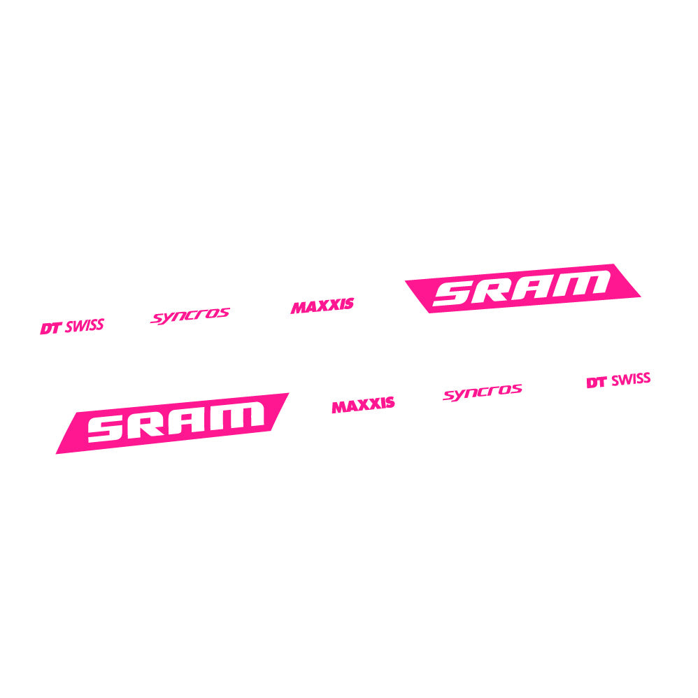 Autocollant Scott Spark RC WC Sram DT Swiss Maxxis Syncross, Cadre swingarm, Vélo vinyle sticker