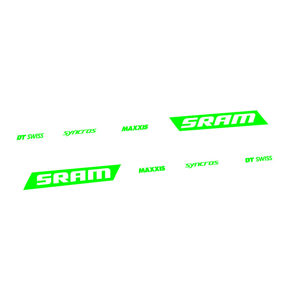 Autocollant Scott Spark RC WC Sram DT Swiss Maxxis Syncross, Cadre swingarm, Vélo vinyle sticker