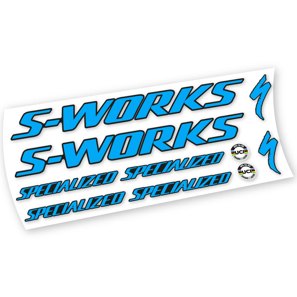 Autocollants compatibles avec le cadre Specialized S-Works Tarmac SL7 (modèles 2021-2023) | Autocollants en vinyle pour vélo de route