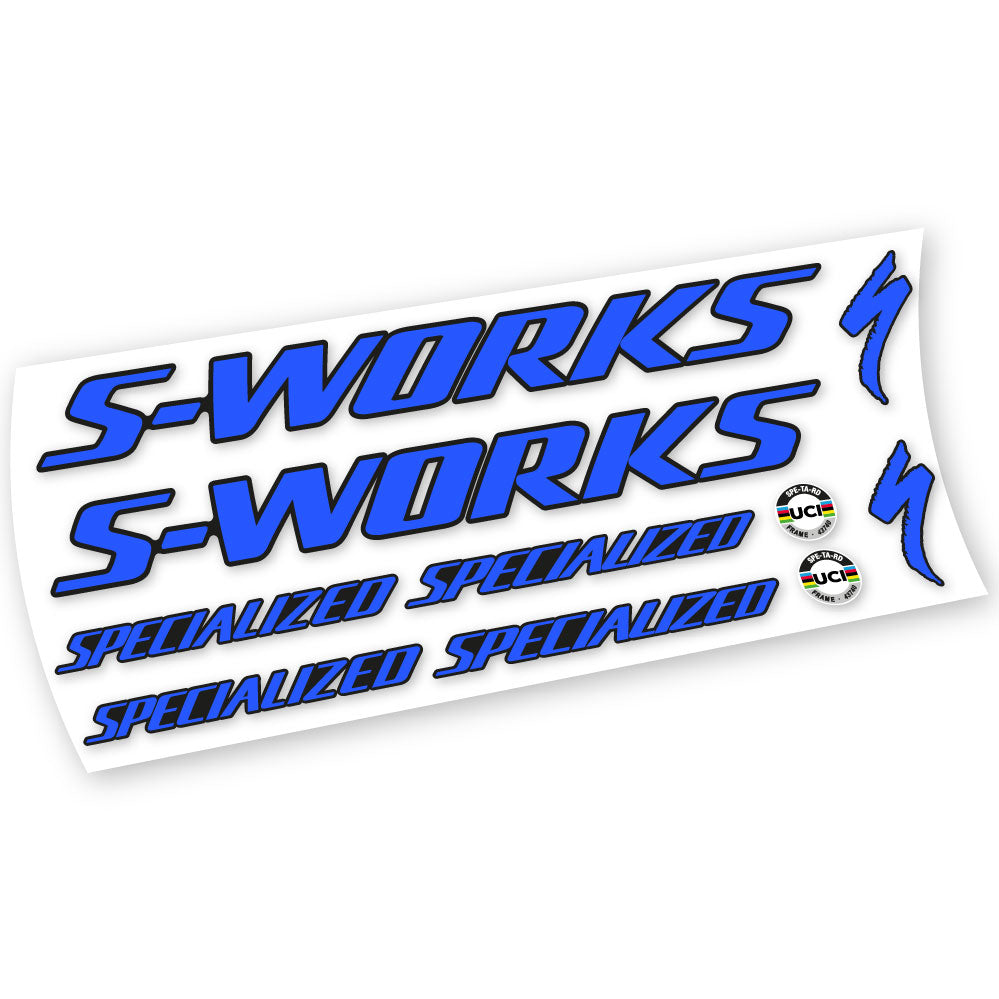 Autocollants compatibles avec le cadre Specialized S-Works Tarmac SL7 (modèles 2021-2023) | Autocollants en vinyle pour vélo de route