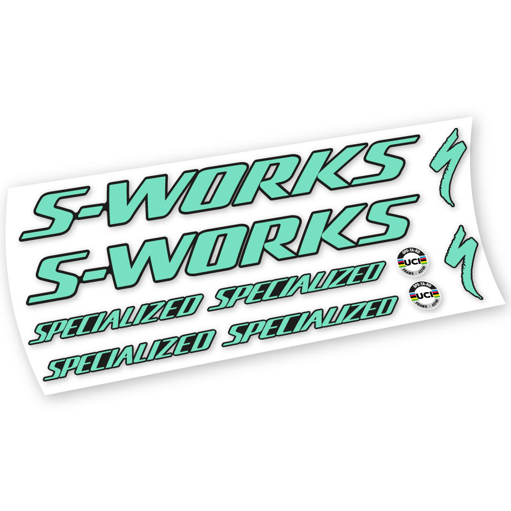 Autocollants compatibles avec le cadre Specialized S-Works Tarmac SL7 (modèles 2021-2023) | Autocollants en vinyle pour vélo de route