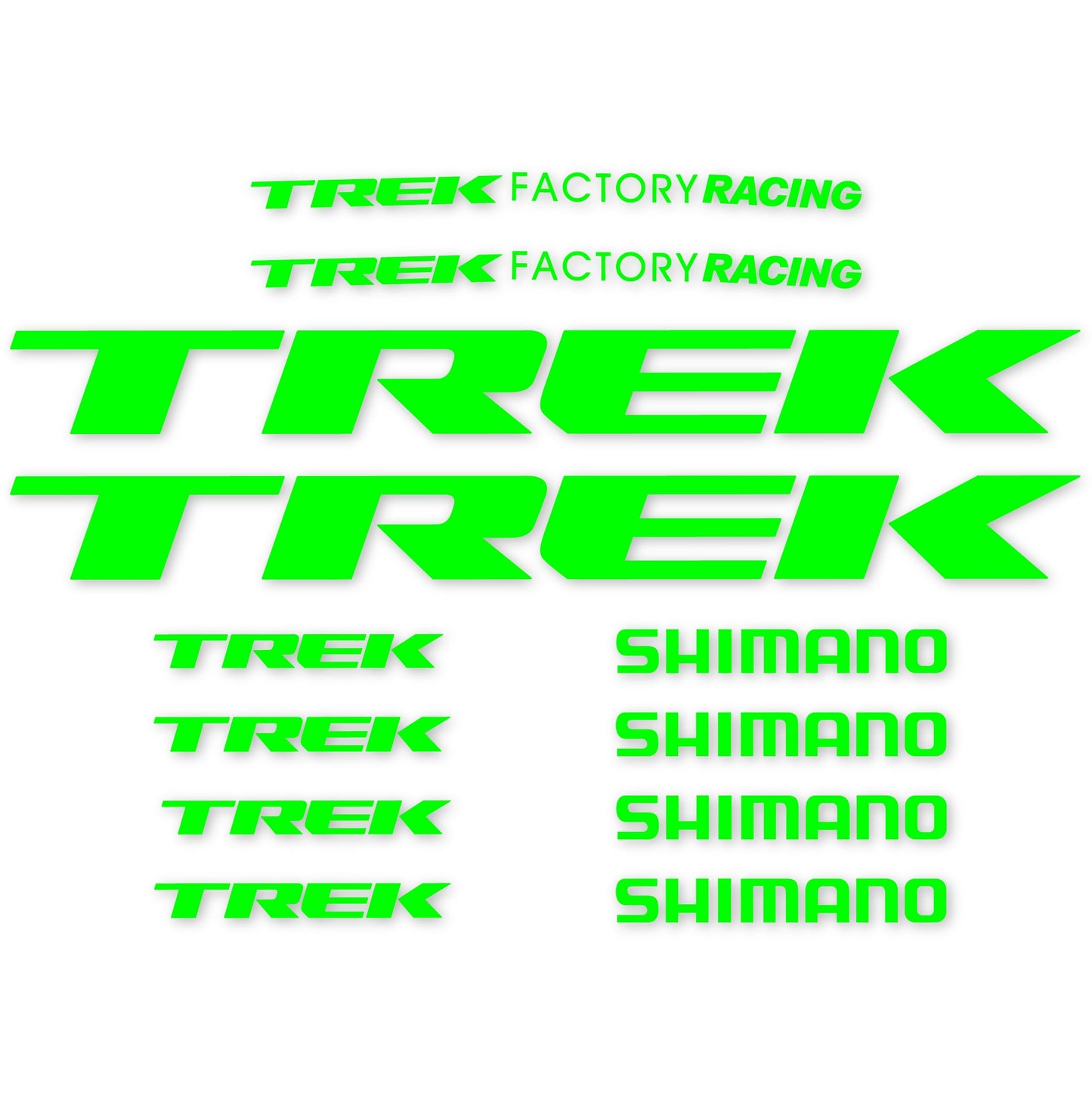 Autocollants, Trek Factory Racing Team, Cadre, Autocollant Vélo vinyle