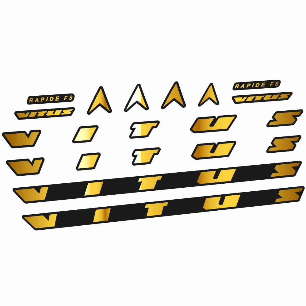 Autocollant Vitus Rapide FS CRX 2022, Cadre, Vélo vinyle sticker
