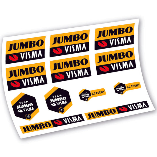 Autocollants, Jumbo Visma, Logo, Autocollant Vélo vinyle