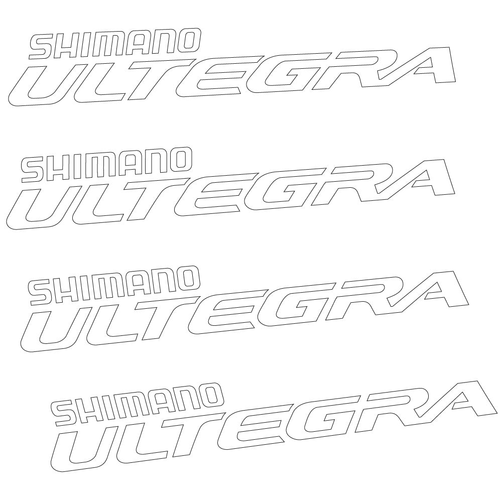 Autocollant Shimano Ultegra Logo vinyle autocollant