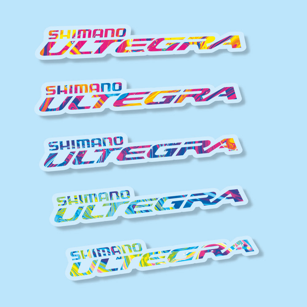 Autocollant Shimano Ultegra, Logo, Autocollant Vélo vinyle