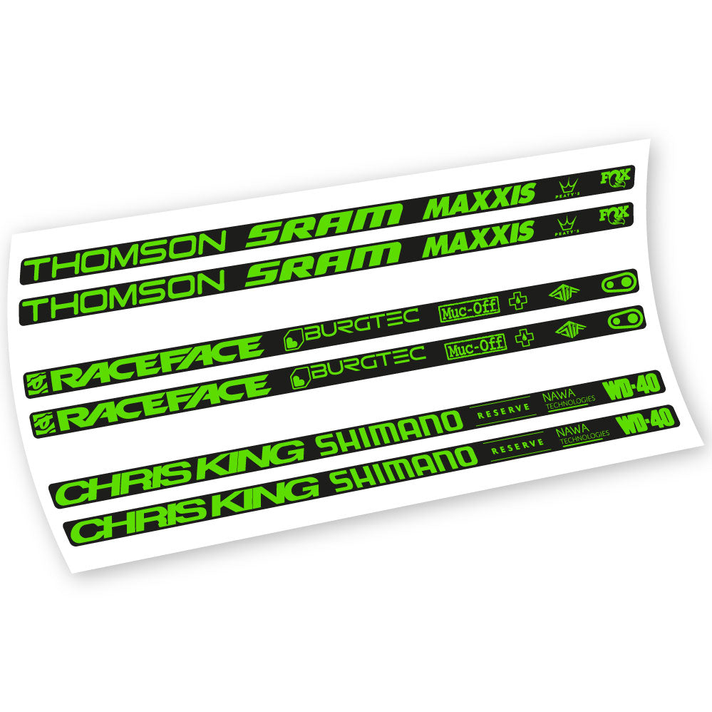 Autocollants, Divers Drands, Cadre, Vélo vinyle sticker