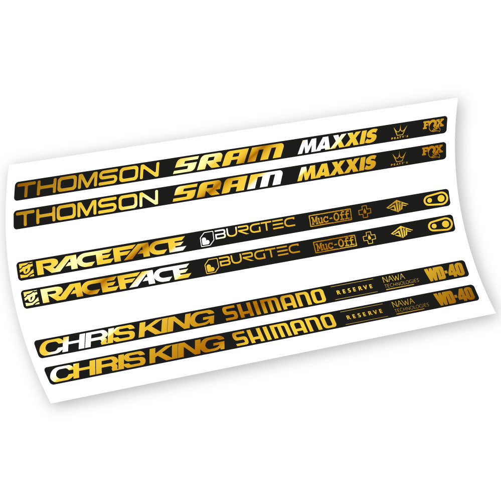 Autocollants, Divers Drands, Cadre, Vélo vinyle sticker