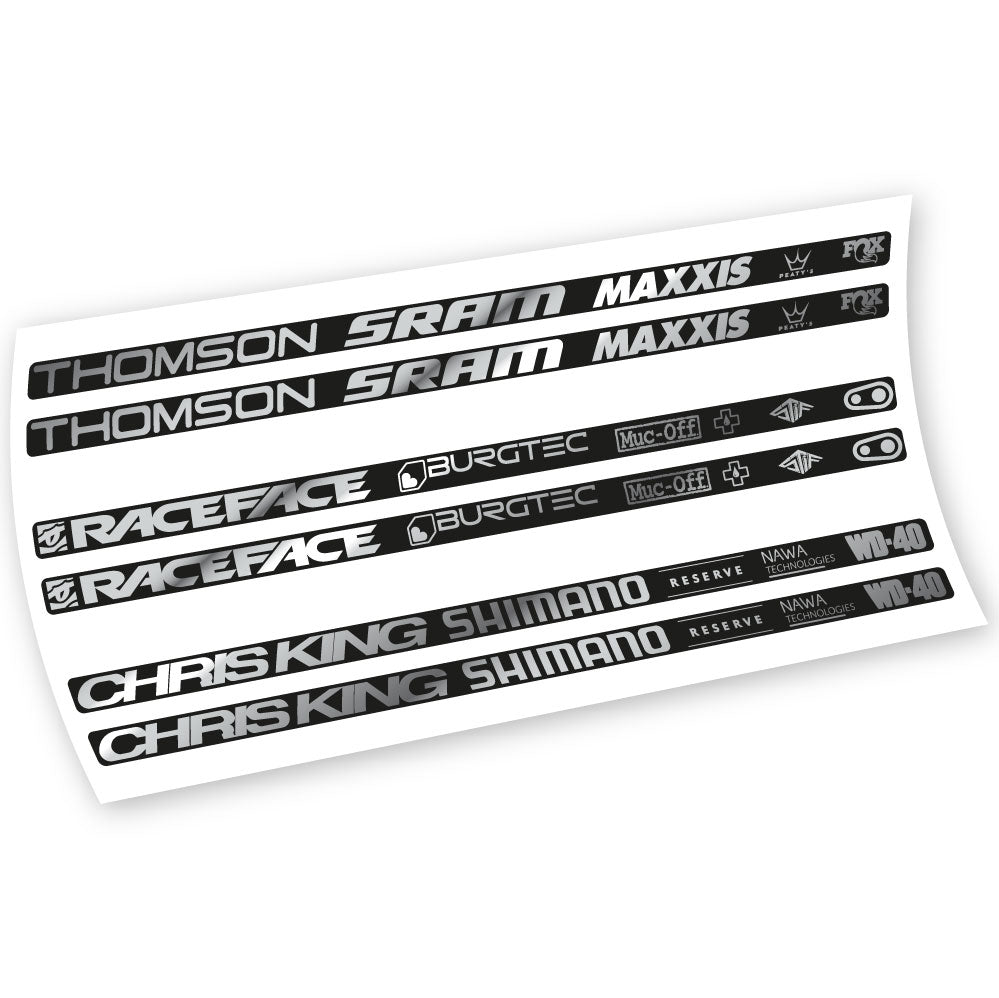 Autocollants, Divers Drands, Cadre, Vélo vinyle sticker