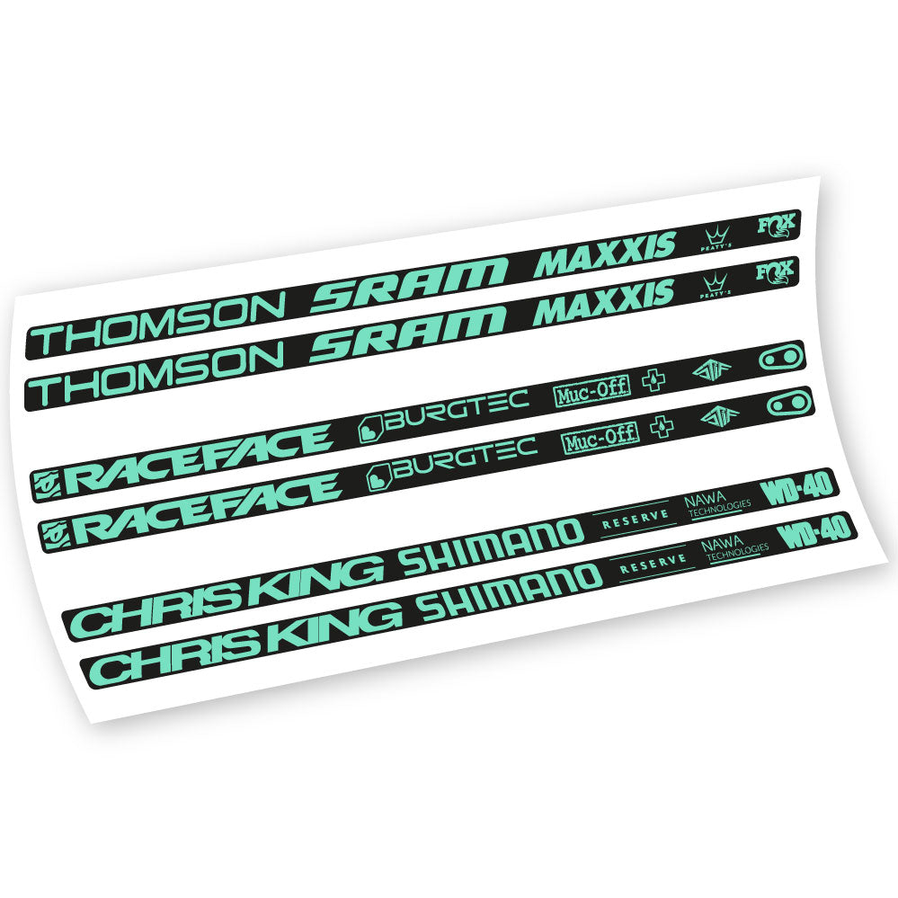 Autocollants, Divers Drands, Cadre, Vélo vinyle sticker