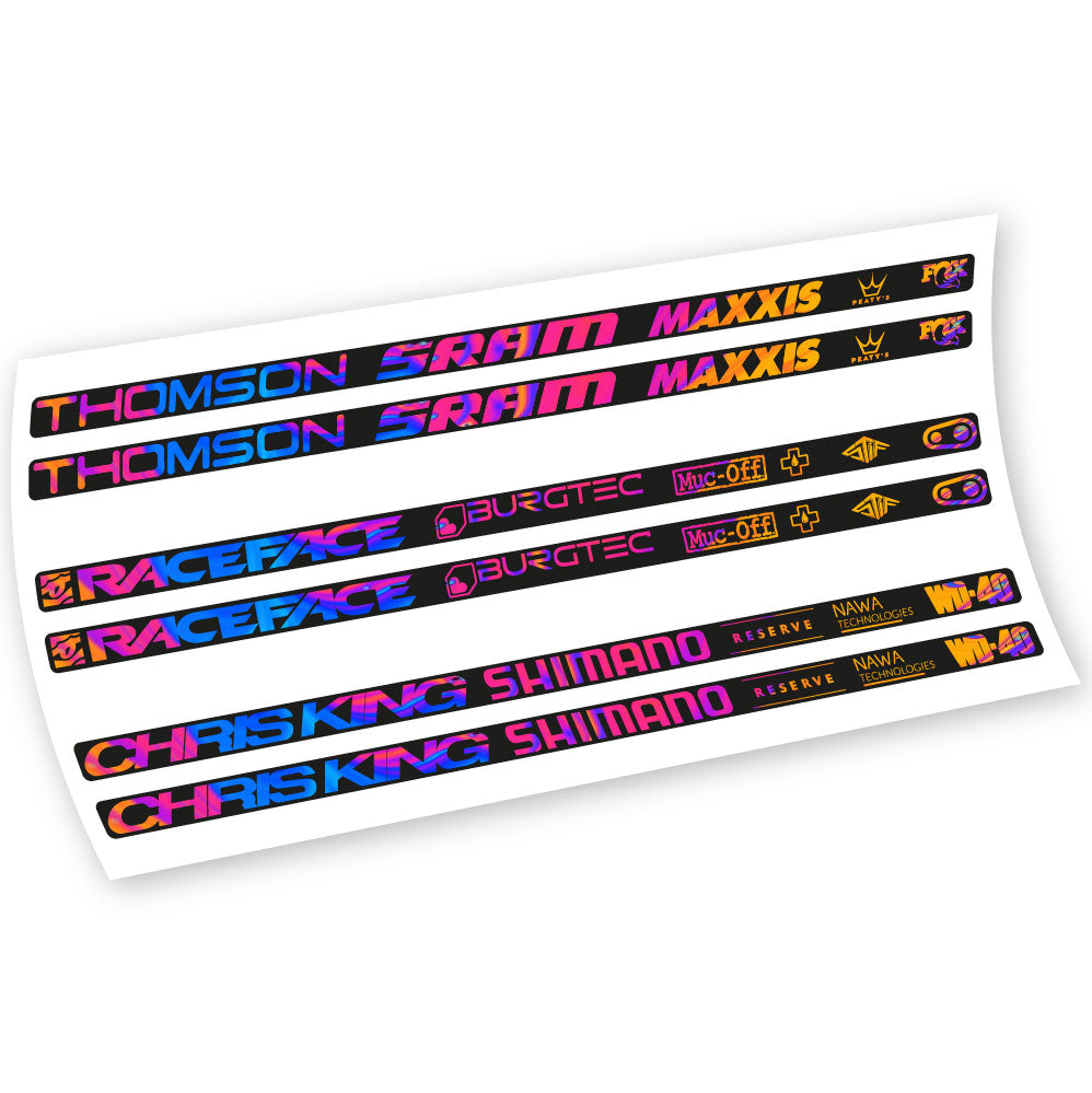 Autocollants, Divers Drands, Cadre, Vélo vinyle sticker