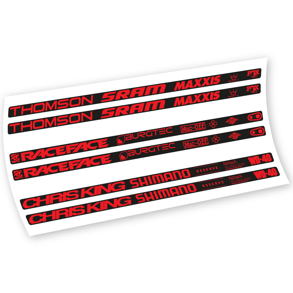 Autocollants, Divers Drands, Cadre, Vélo vinyle sticker