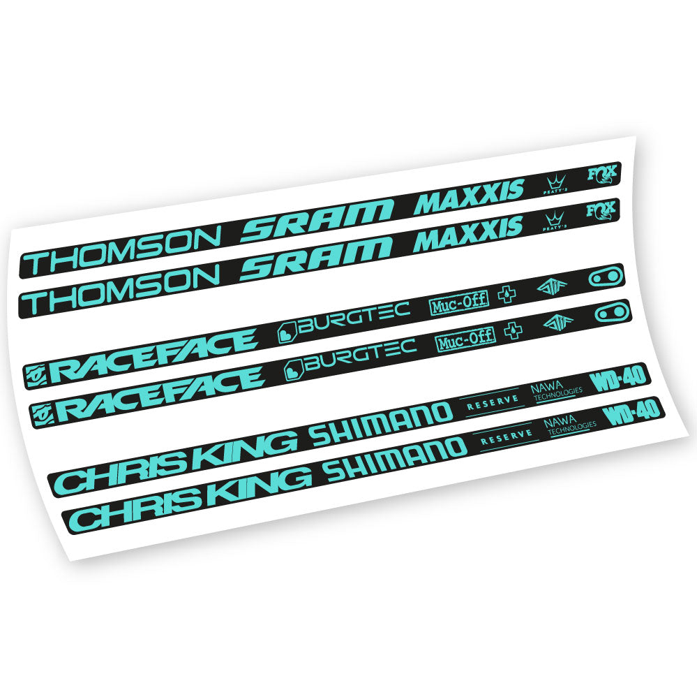 Autocollants, Divers Drands, Cadre, Vélo vinyle sticker