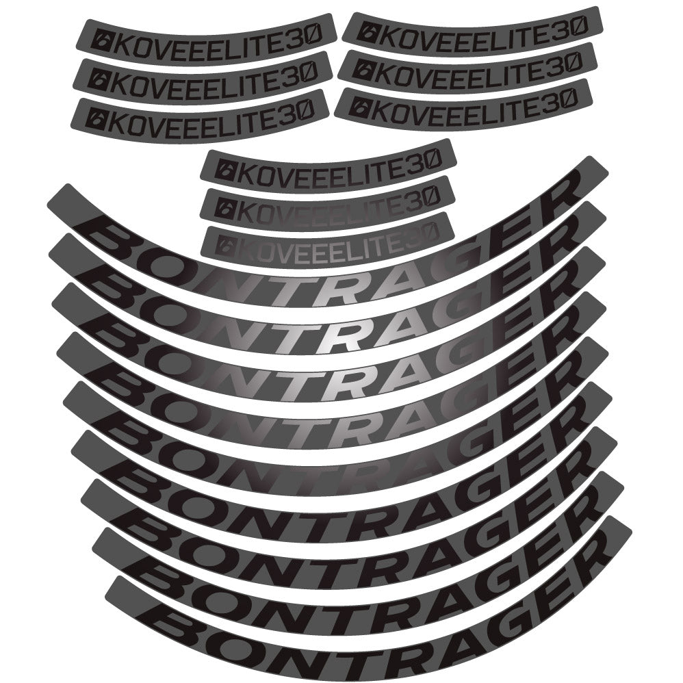 Autocollant Bontrager Kovee Eite 30, Roues VTT 29, Autocollant Vélo vinyle