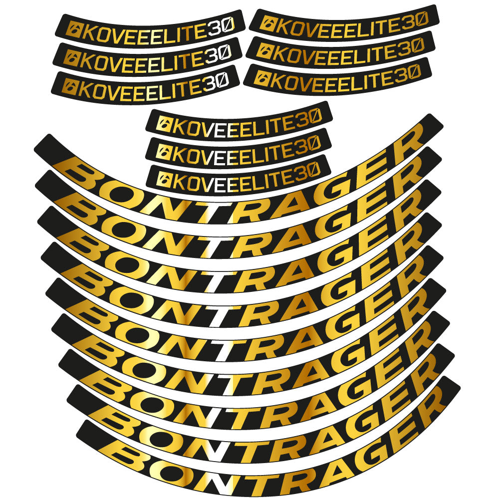 Autocollant Bontrager Kovee Eite 30, Roues VTT 29, Autocollant Vélo vinyle