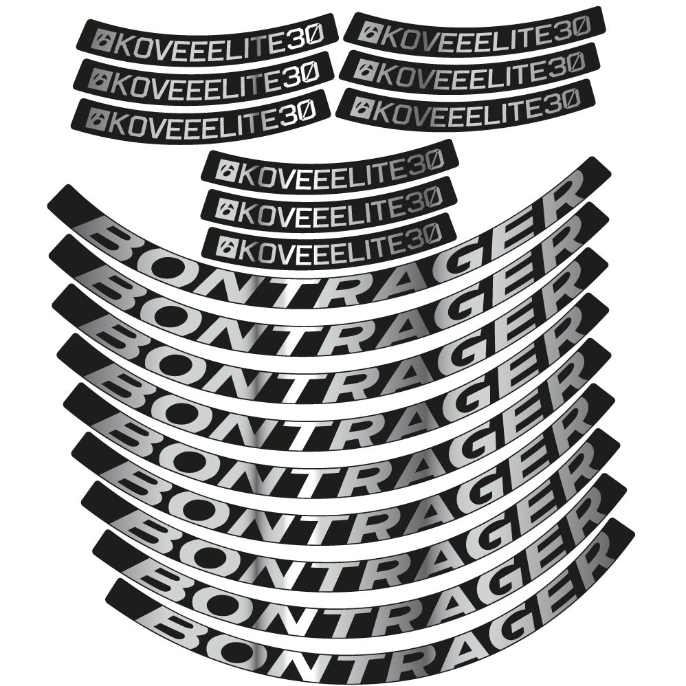 Autocollant Bontrager Kovee Eite 30, Roues VTT 29, Autocollant Vélo vinyle