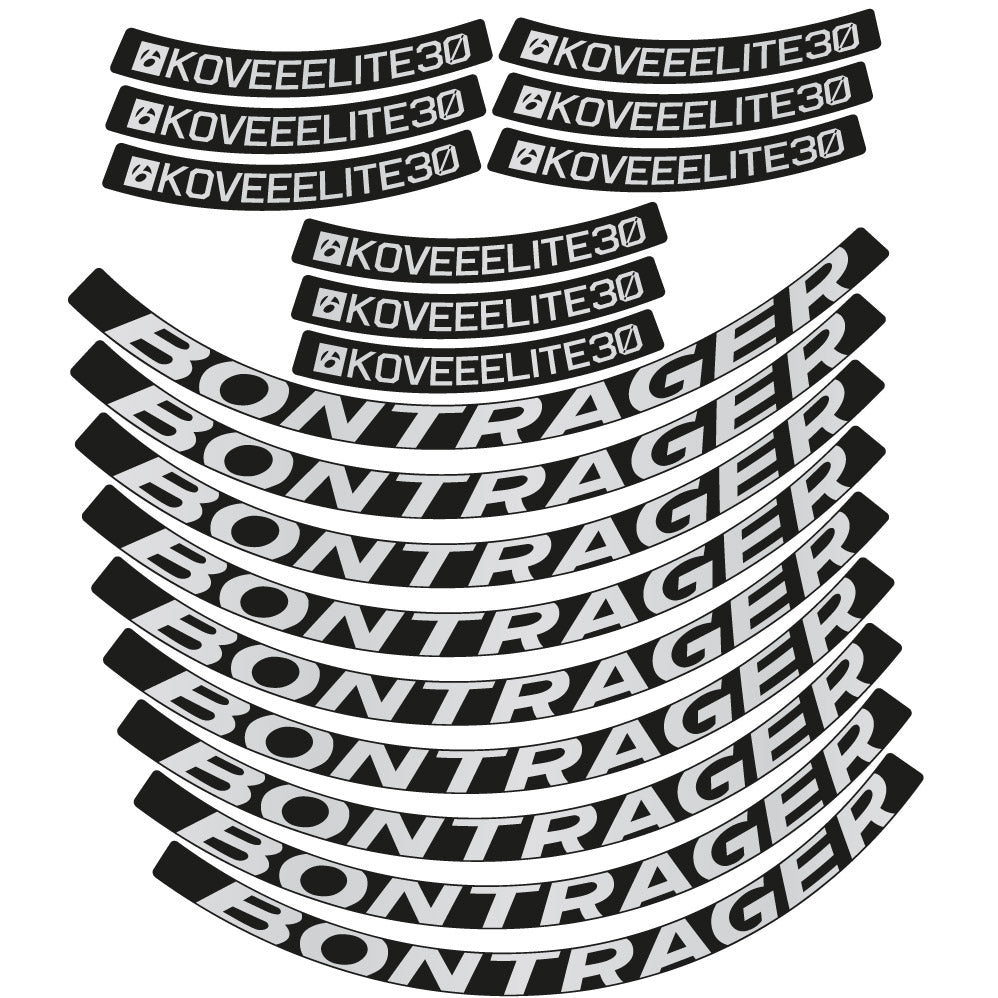 Autocollant Bontrager Kovee Eite 30, Roues VTT 29, Autocollant Vélo vinyle