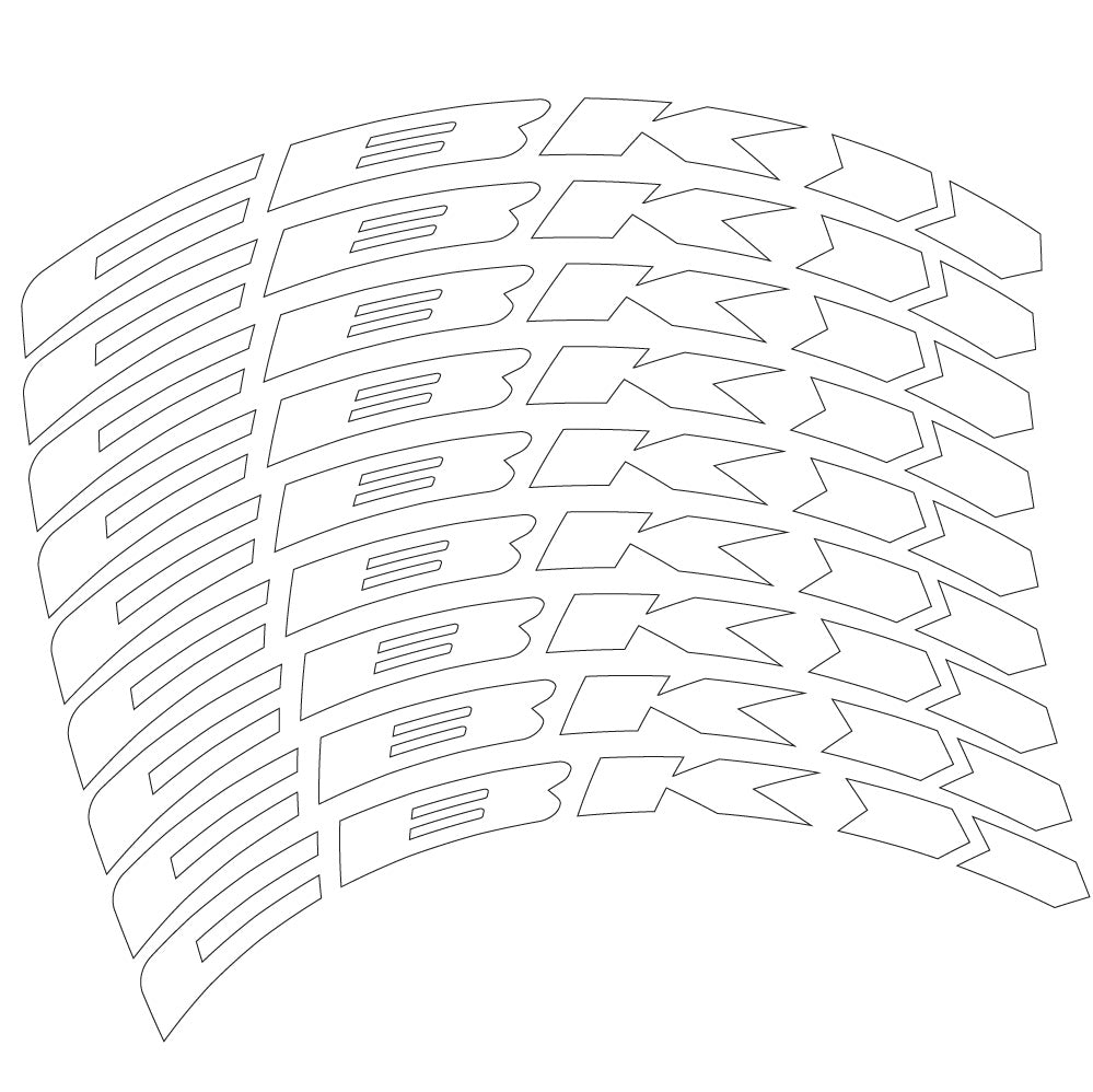 Autocollant CBK, Roues VTT 29, Autocollant Vélo vinyle