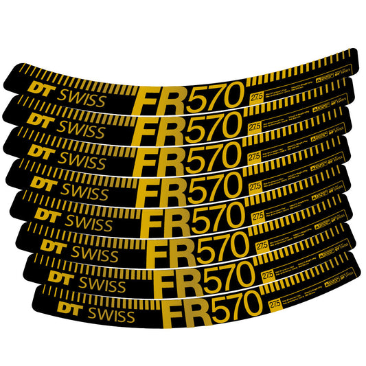 Autocollant DT Swiss FR 570, Roues VTT 29, Autocollant Vélo vinyle