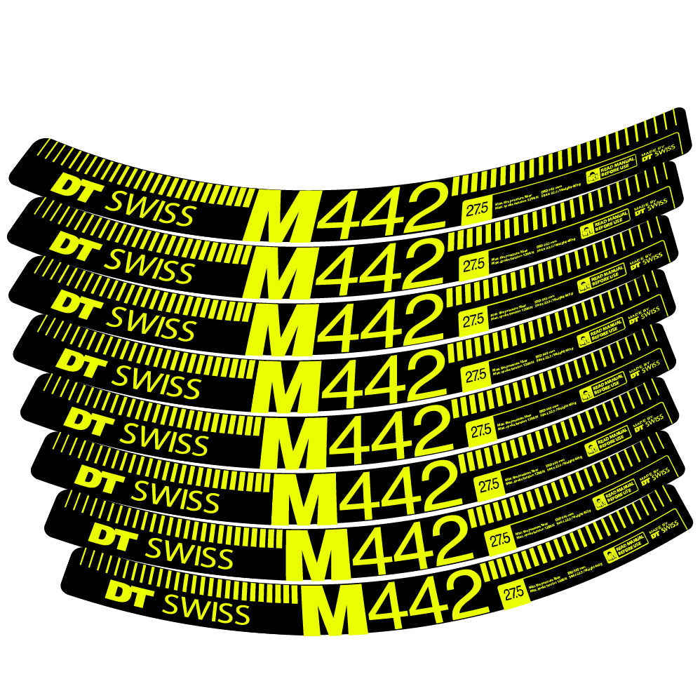 Autocollant DT Swiss M442, Roues VTT 29, Autocollant Vélo vinyle