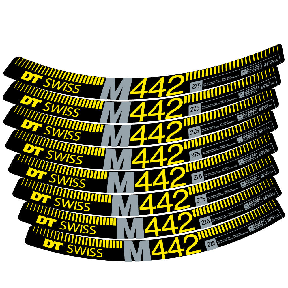 Autocollant DT Swiss M442, Roues VTT 29, Autocollant Vélo vinyle