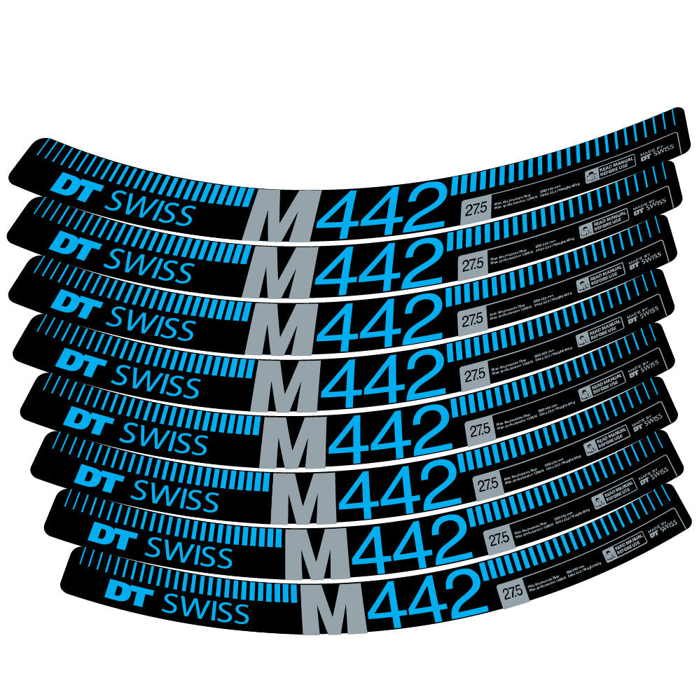 Autocollant DT Swiss M442, Roues VTT 29, Autocollant Vélo vinyle