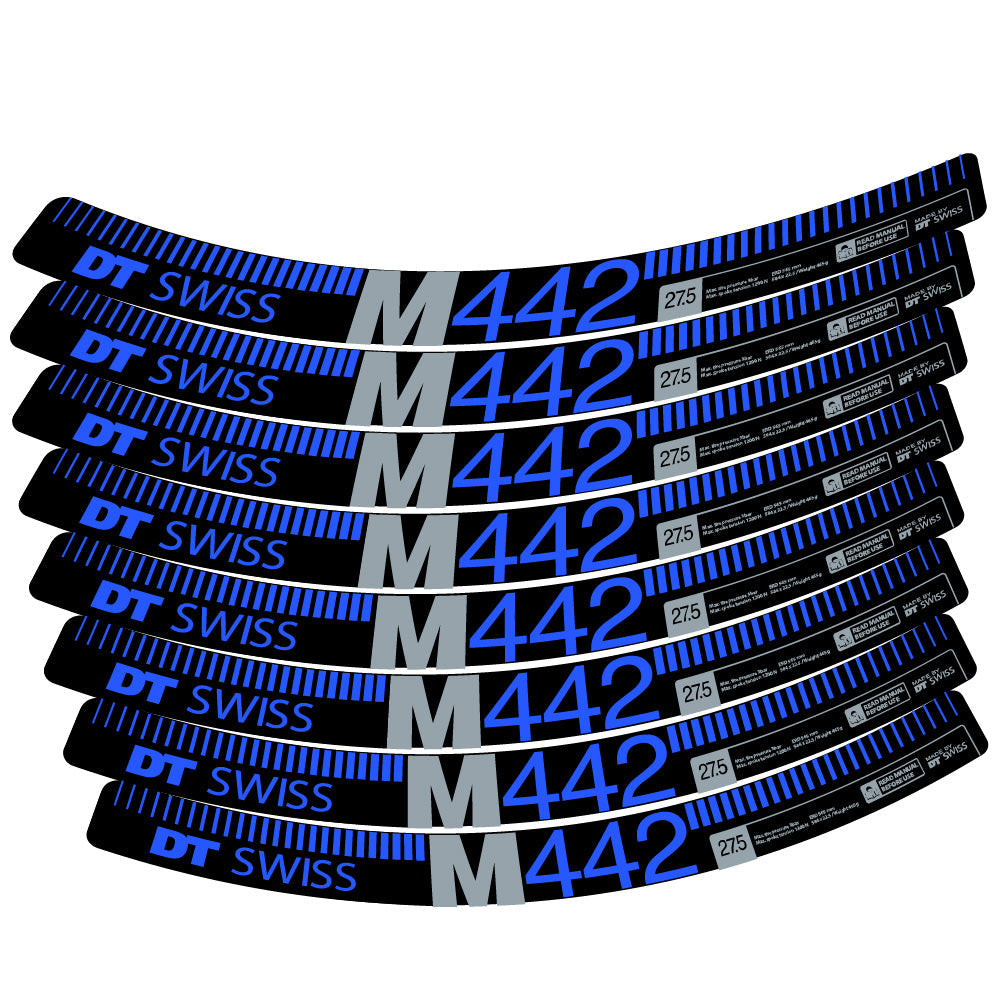 Autocollant DT Swiss M442, Roues VTT 29, Autocollant Vélo vinyle