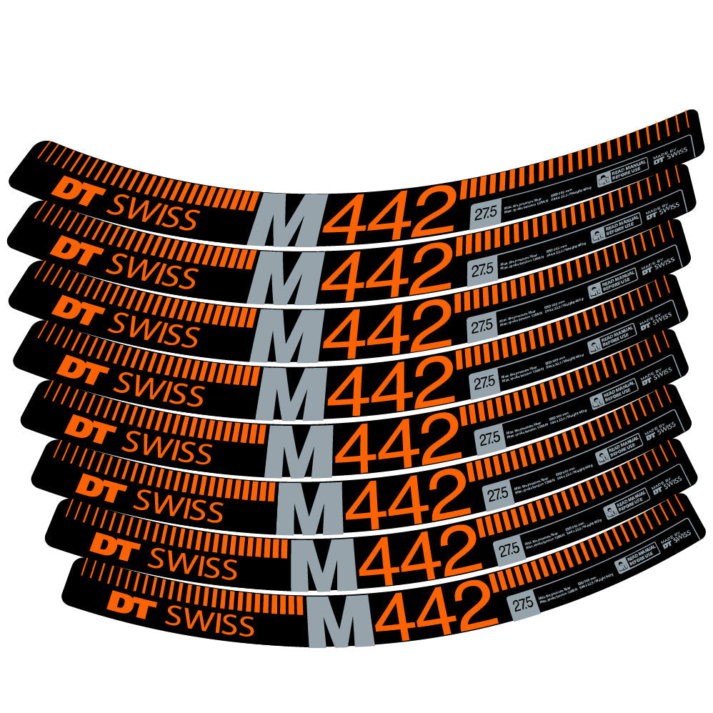 Autocollant DT Swiss M442, Roues VTT 29, Autocollant Vélo vinyle