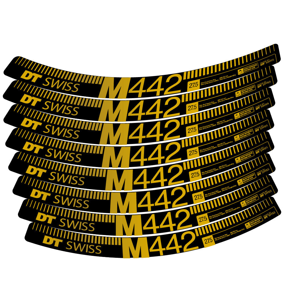 Autocollant DT Swiss M442, Roues VTT 29, Autocollant Vélo vinyle