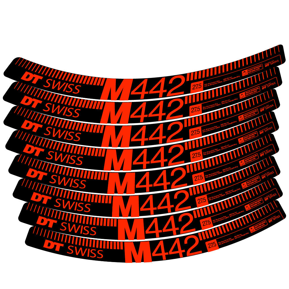 Autocollant DT Swiss M442, Roues VTT 29, Autocollant Vélo vinyle