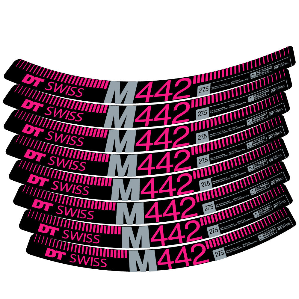 Autocollant DT Swiss M442, Roues VTT 29, Autocollant Vélo vinyle