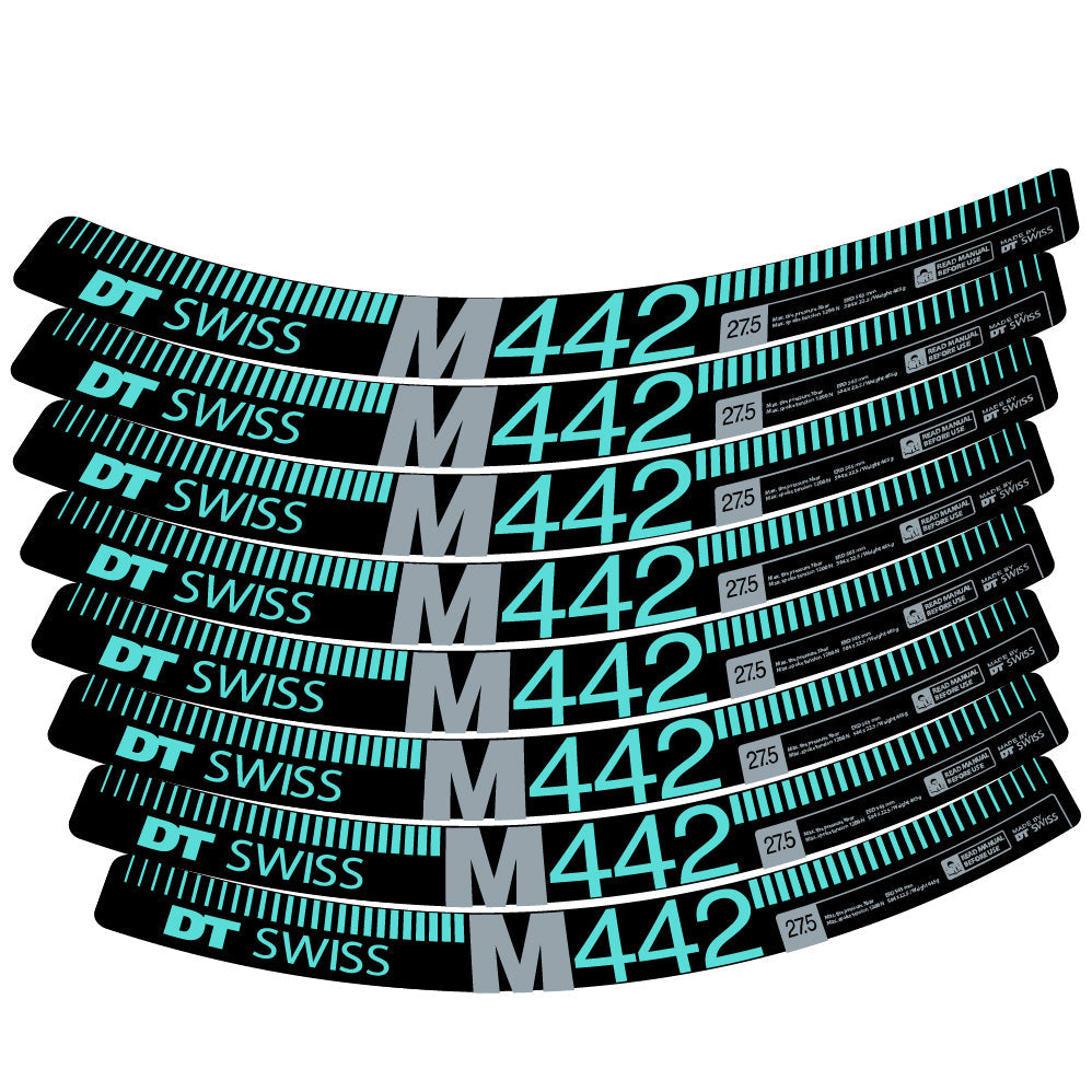 Autocollant DT Swiss M442, Roues VTT 29, Autocollant Vélo vinyle