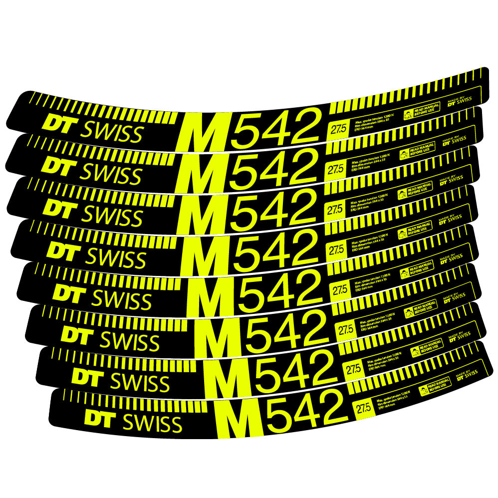 Autocollant DT Swiss M542, Roues VTT 29, Autocollant Vélo vinyle