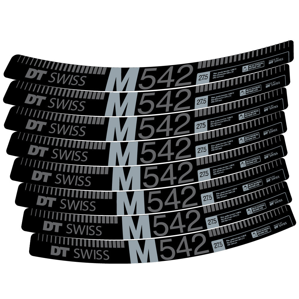 Autocollant DT Swiss M542, Roues VTT 29, Autocollant Vélo vinyle