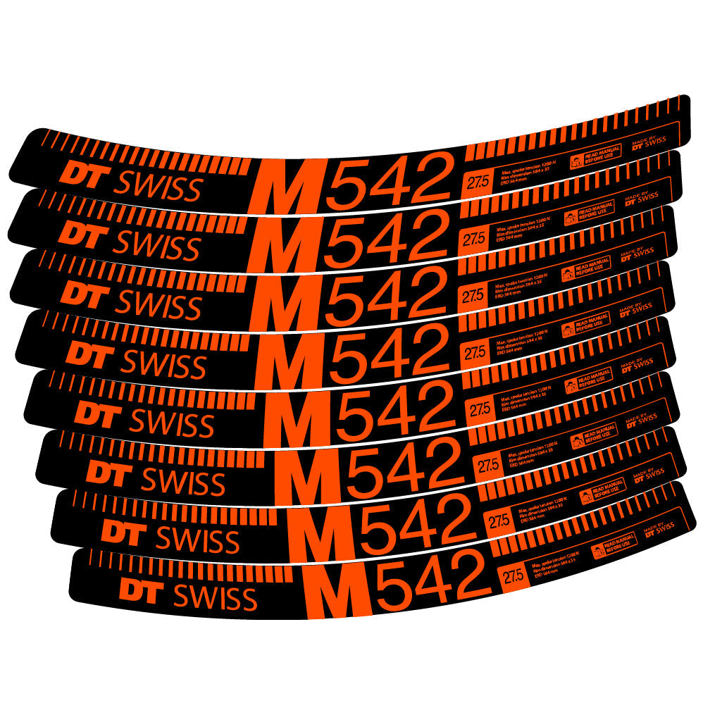 Autocollant DT Swiss M542, Roues VTT 29, Autocollant Vélo vinyle
